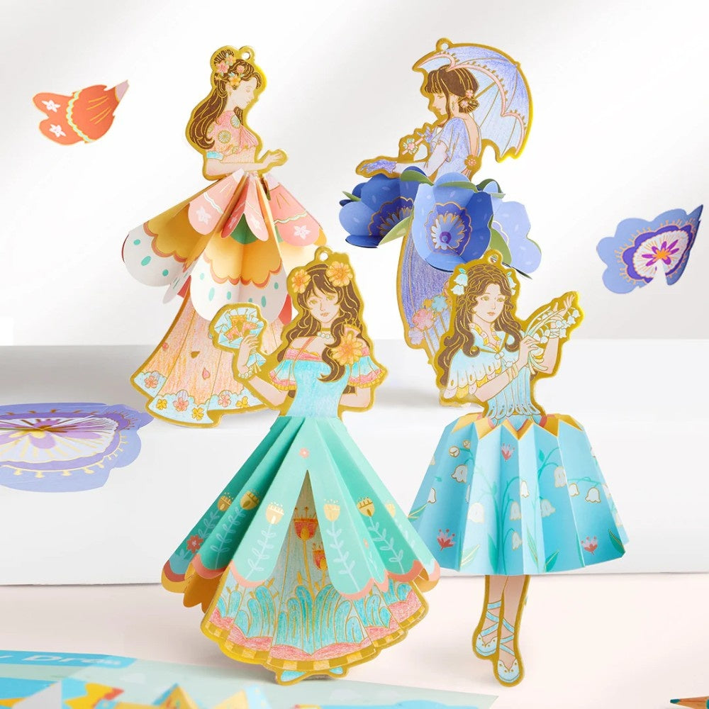 Mideer - Paper Craft Colouring Cards - My Fashion Showcase