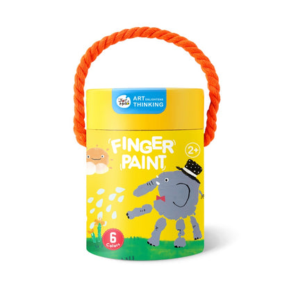 Jar Meló - Finger Paint - Non-Toxic & Safe for Kids - 6 Colours
