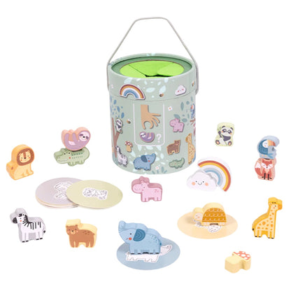 TookyToy - Animal Touch & Match Mystery Bucket - My Forest Friends