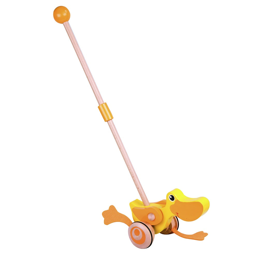 Classic World - Pull & Push Toy - Duck