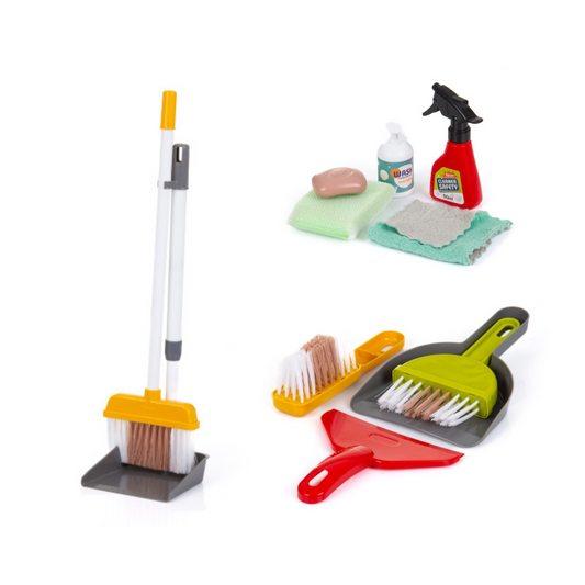 Cogo - Pretend & Play Cleaning Trolley with Sound - 20 Pieces