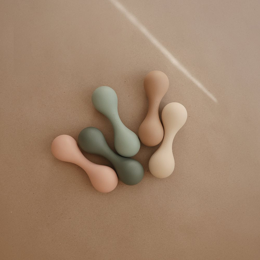 Mushie Silicone Rattle Toy - Motherhood