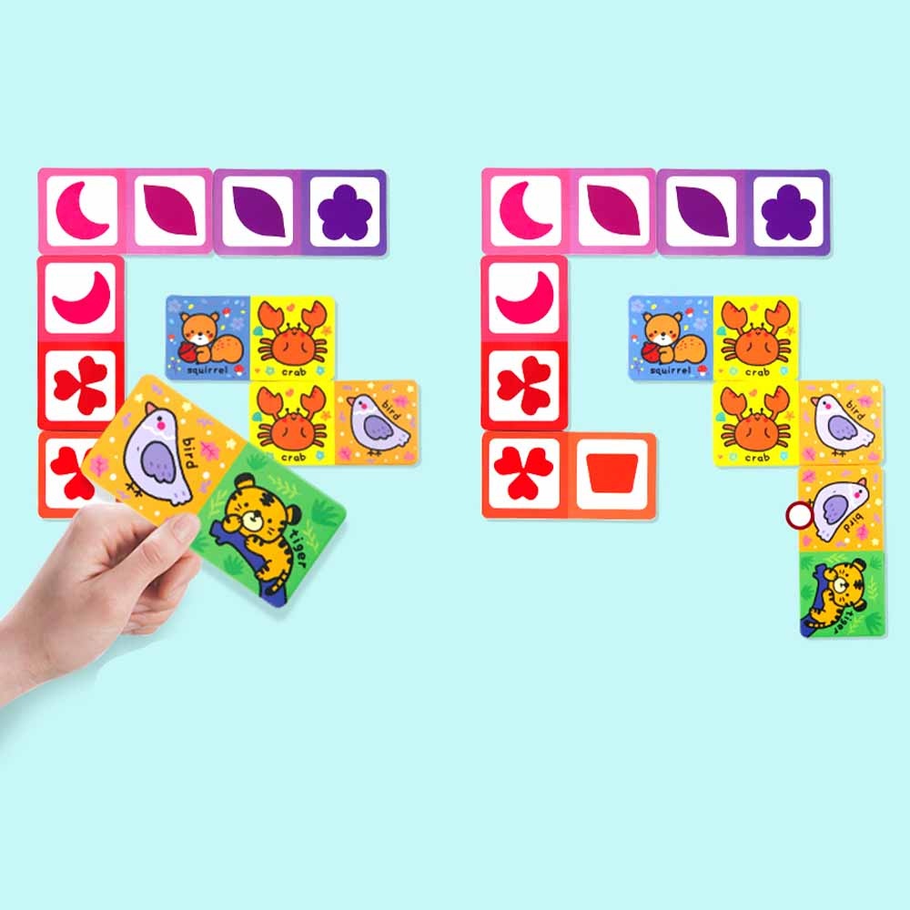 Jar Meló - My First Educational Game Set - 3-in-1 Memory, Dominoes & Bingo