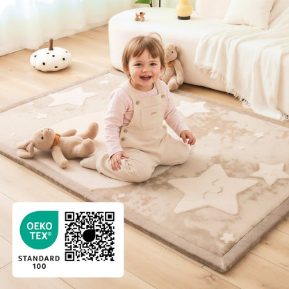 Hakuna Matte - CloudSoftRise Play Mat 3D Carpet - Moon & Stars 280 x 200 x 2.5 cm