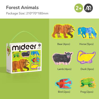 Mideer - My First Jigsaw Puzzle for Kids - Forest Animals