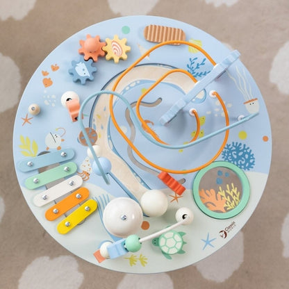 Classic World - Wooden Multi-Activity Table - Ocean-themed