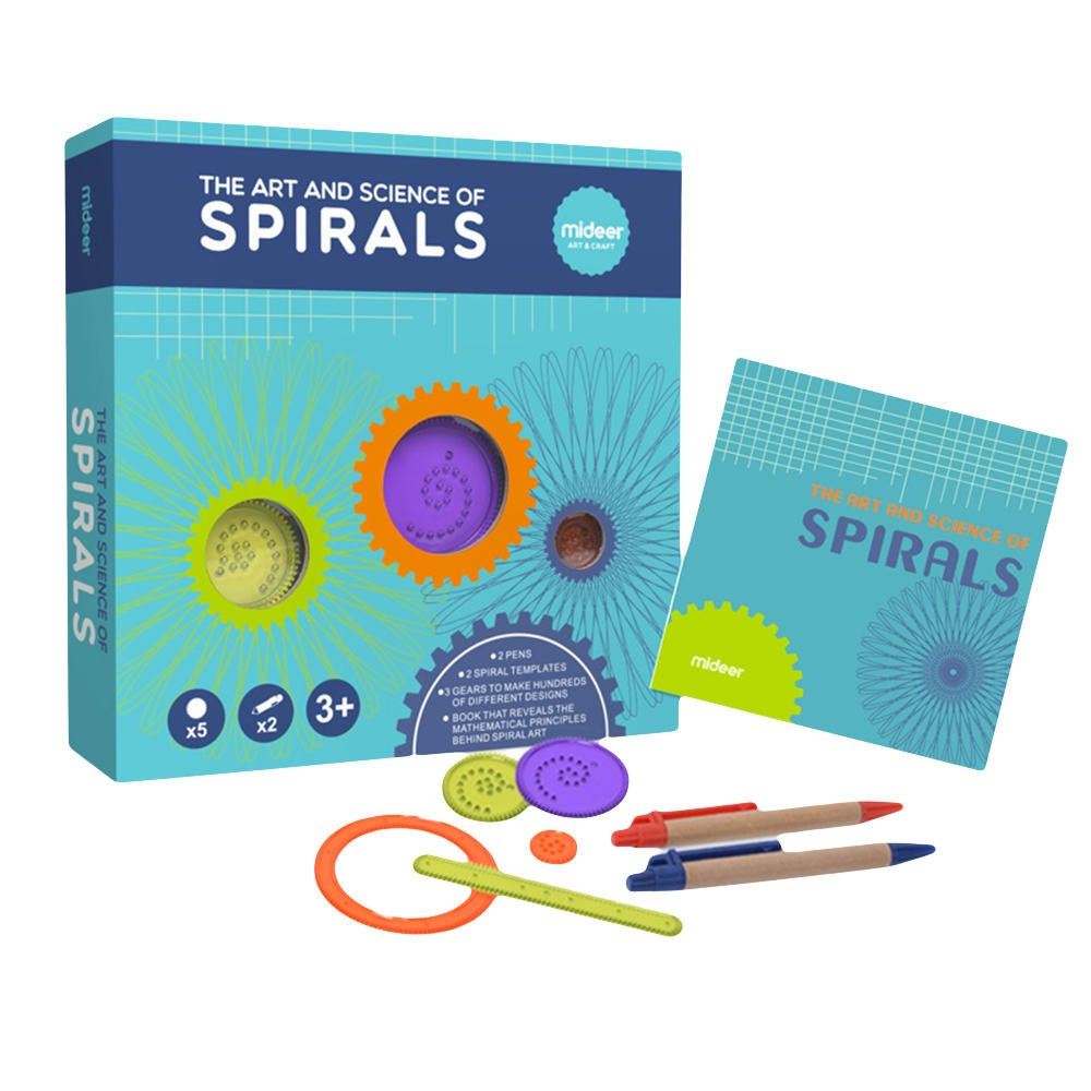 Mideer - Children's Spirograph Drawing Kit - Geometric Design Art Set