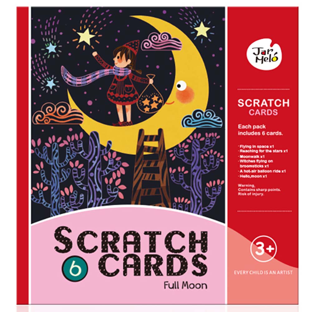 Jar Meló - Scratch Cards Set - Full moon