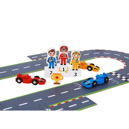 TookyToy - Pretend Play Formula 1 Car Racing Toy Set - Motherhood