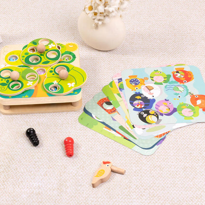 TookyToy - Magnetic Insect Game: Bug Catching Fine Motor Skills Toy