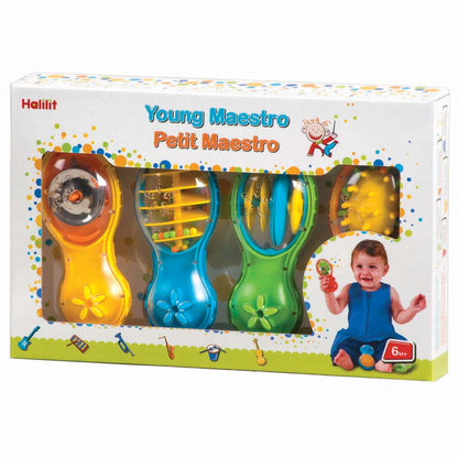 Halilit - Music Instrument for Babies & Toddlers - Young Maestro Set of 4 -**