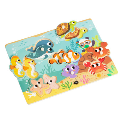 hi Pando - Ocean Themed Animal Puzzle - 8pcs