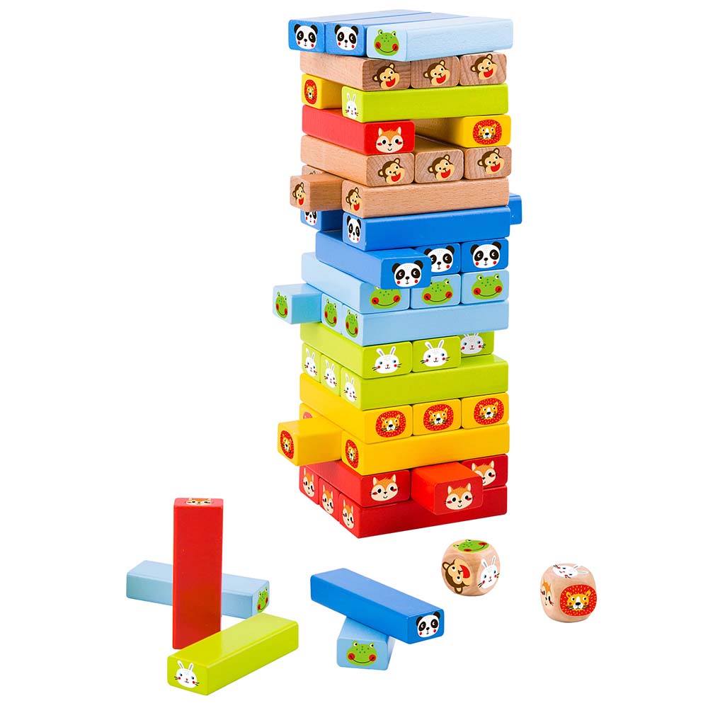 TookyToy - Stacking Game - Animals - Motherhood