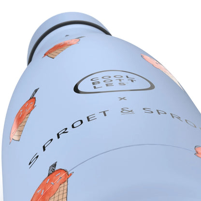Cool Bottles - Kids Triple-Insulated Water Bottle - SPRT & Blue Scoop 350ml