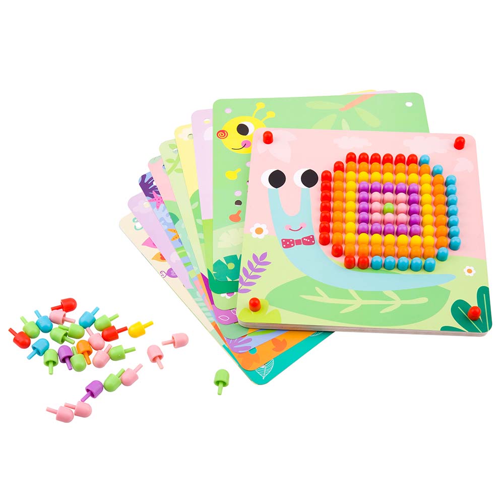 TookyToy - Pattern Pegs - Small - Motherhood