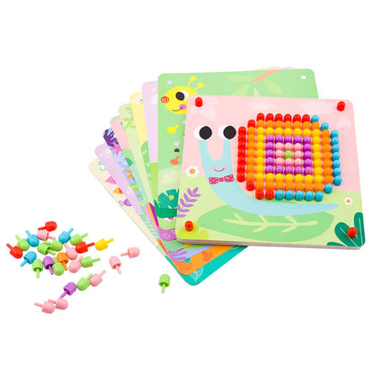 TookyToy - Pattern Pegs - Small - Motherhood
