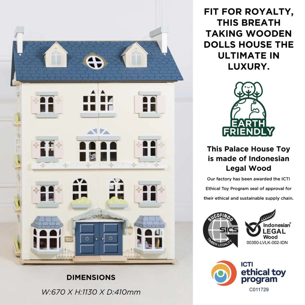 Le Toy Van - Palace Wooden Dolls House