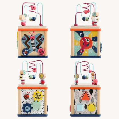 TopBright - 5-in-1 Insect Play Cube: Montessori Activity Toy