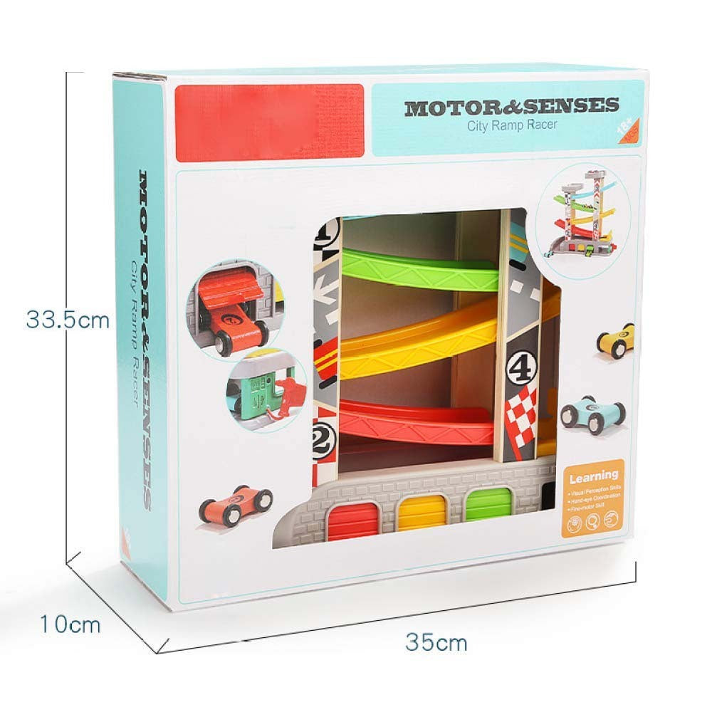 TopBright - City Ramp Racer - 4 Tracks & Parking - 3pcs