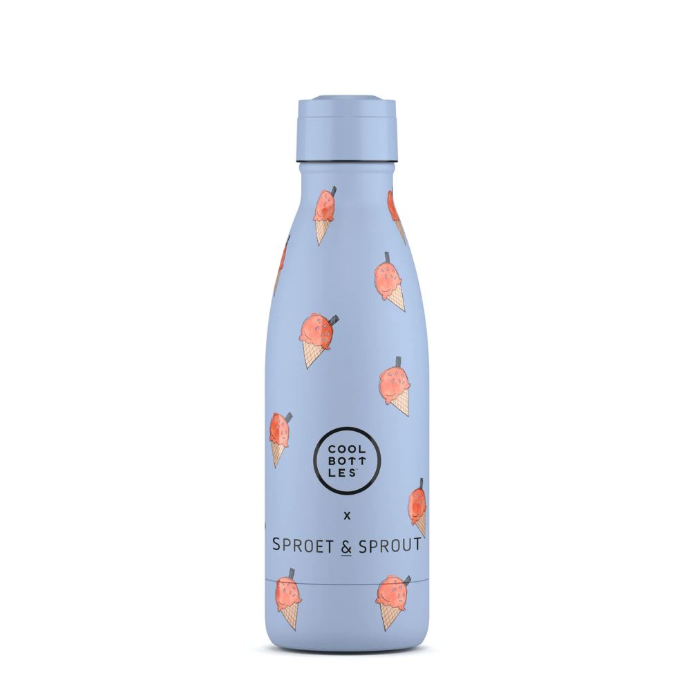 Cool Bottles - Kids Triple-Insulated Water Bottle - SPRT & Blue Scoop 350ml