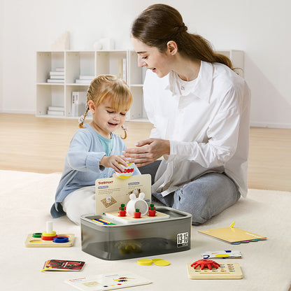 TopBright - 8-in-1 Montessori Educational Activity Box - 13-15 Months
