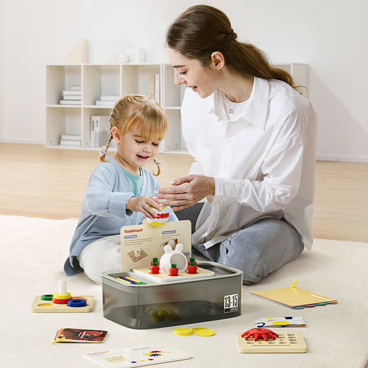 TopBright - 8-in-1 Montessori Educational Activity Box - 13-15 Months