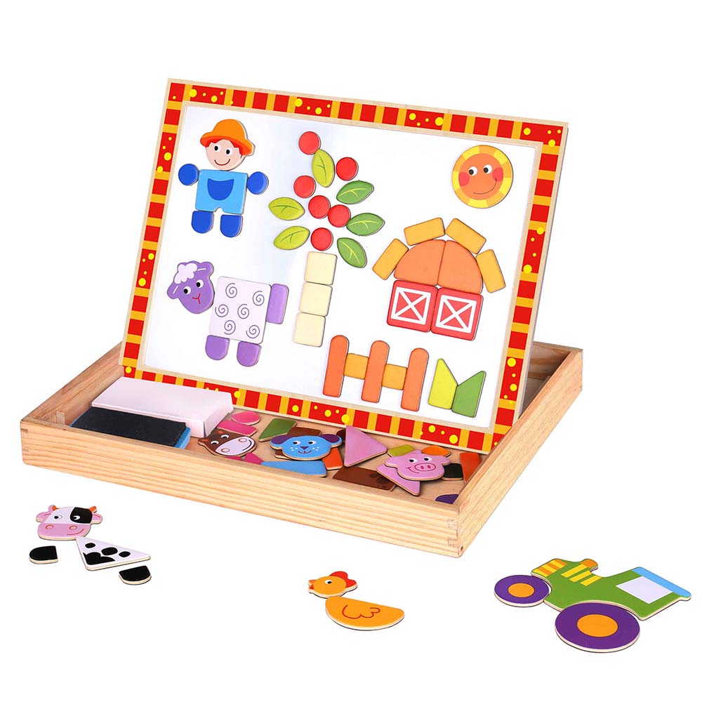 TookyToy - Magnetic Puzzle - Farm - Motherhood