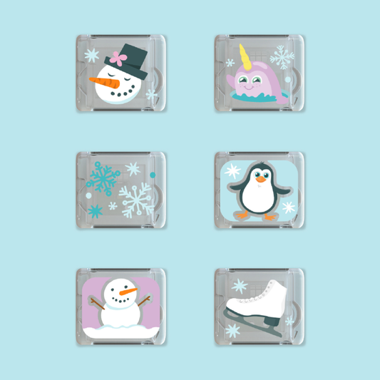 Glo Pals - Water Activated Light-Up Sensory Toys - Winter (6 Pack)