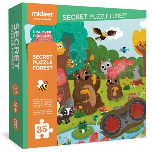 Mideer - Puzzle Secret - Forest - 35pcs - Motherhood