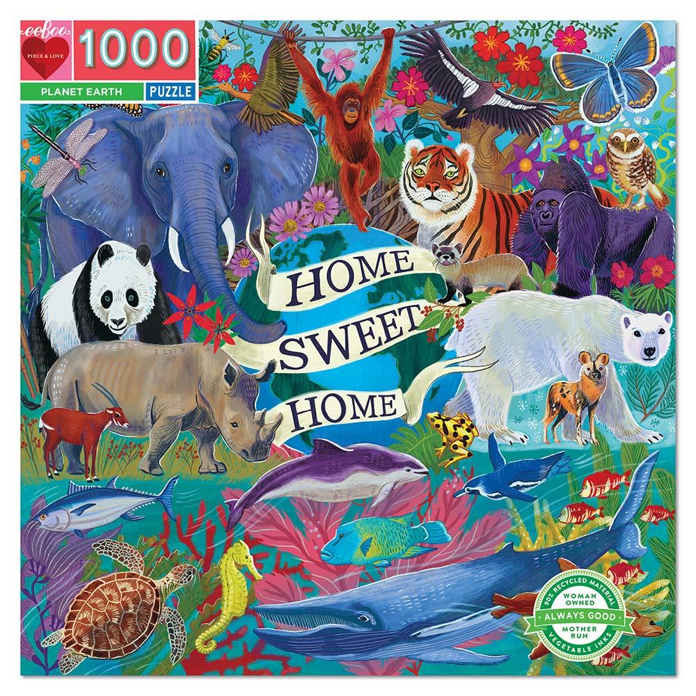 eeBoo - Planet Earth 1000pc Puzzle