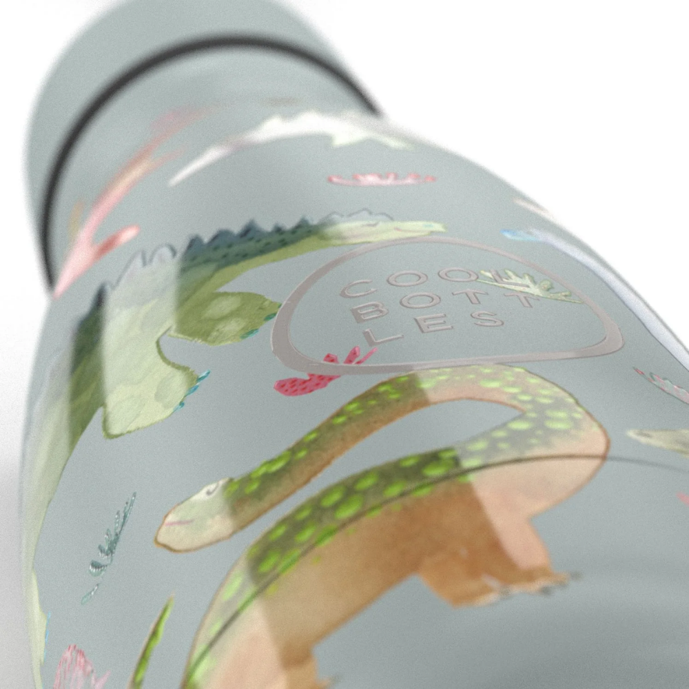 Cool Bottles - Kids Triple-Insulated Water Bottle - Dinos Planet 260ml