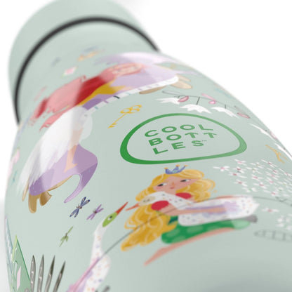 Cool Bottles - Kids Triple-Insulated Water Bottle - Princess Kingdom 350ml