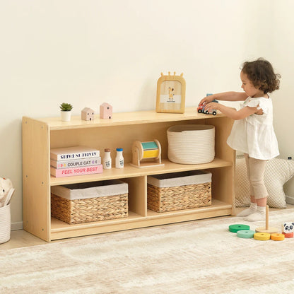 TookyToy - Wooden Shelf and Toy Storage for Kids Room: Plywood 60x114cm