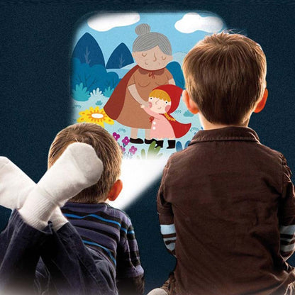 Mideer - Storybook Projector Torch for Kids - Bedtime Story Flashlight