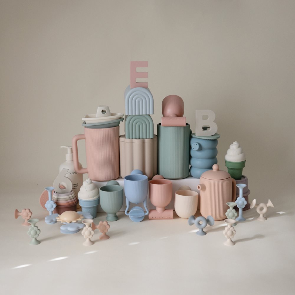 Mushie Bath Play Set - Pour &amp; Play