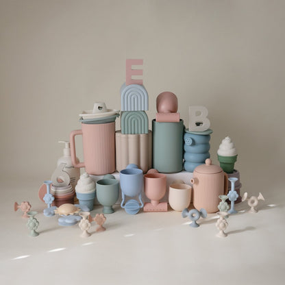 Mushie Bath Play Set - Pour &amp; Play