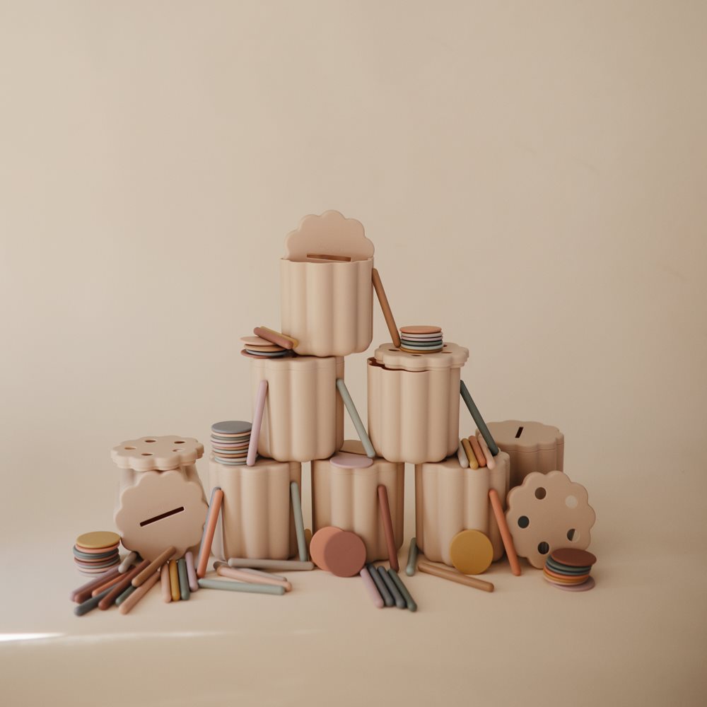 Mushie Coin & Tube Sorting Set - Motherhood
