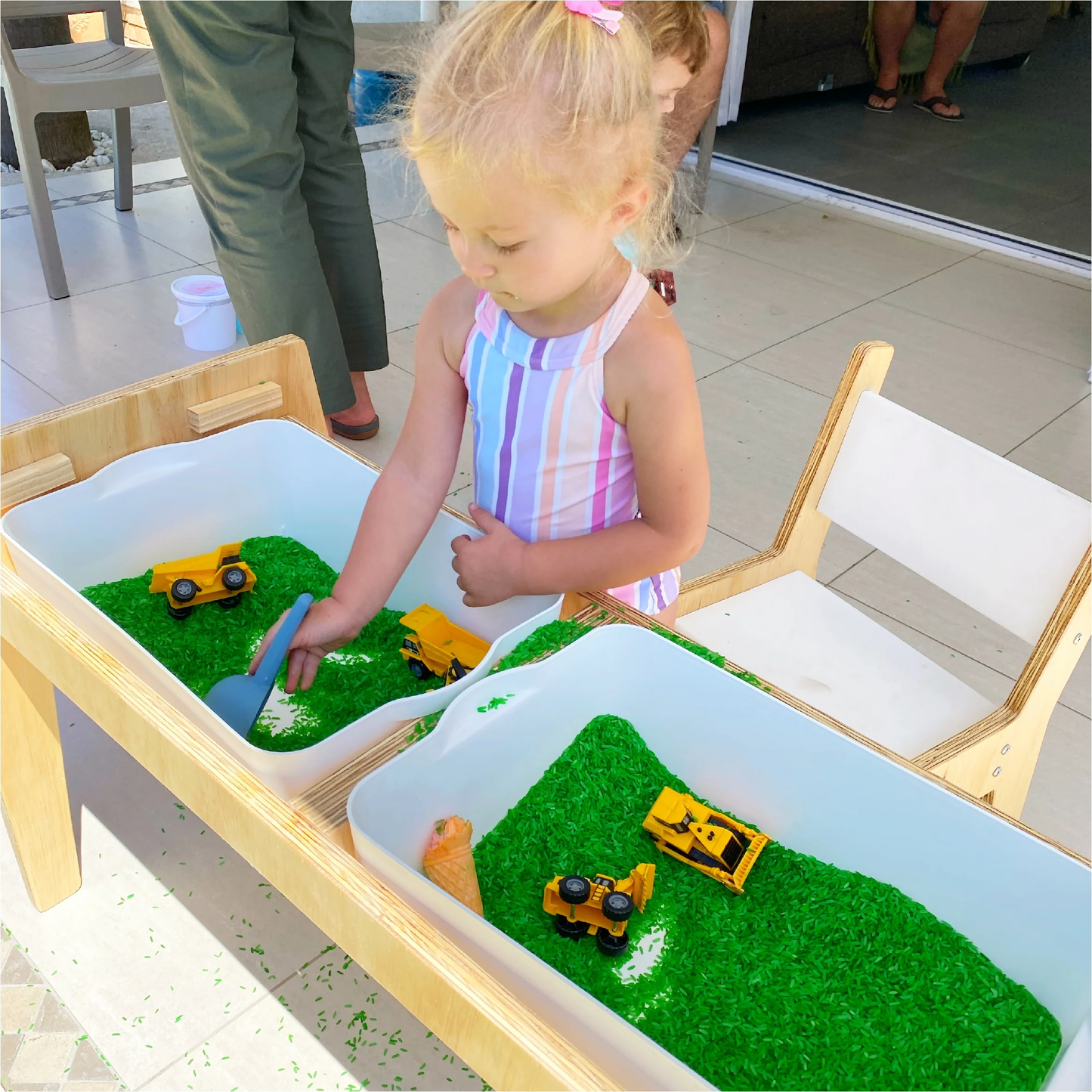Klim & Klouter Sensory Table & Chair Combo - Montessori