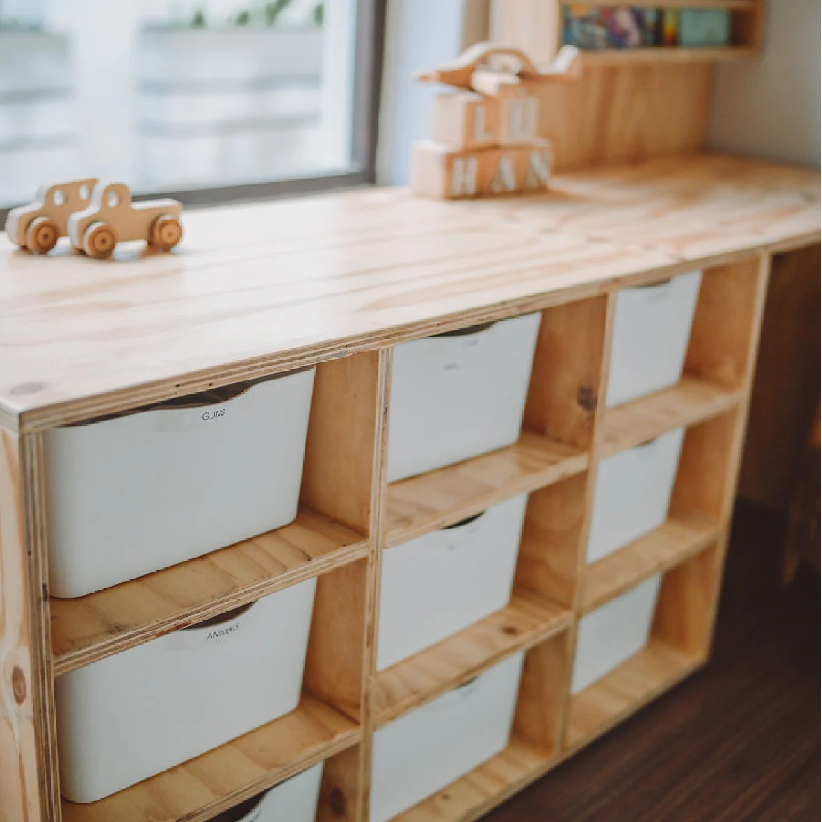 Klim & Klouter Storage Solutions for kids - Montessori
