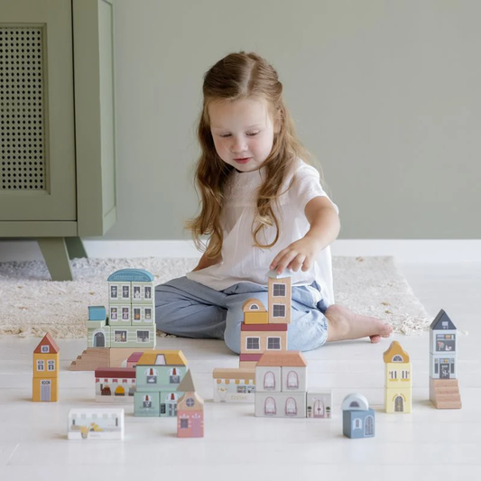 Little Dutch Railway Train Extension Blocks City - Motherhood