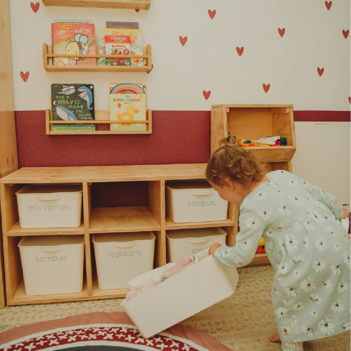 Klim & Klouter Storage Solutions for kids - Montessori