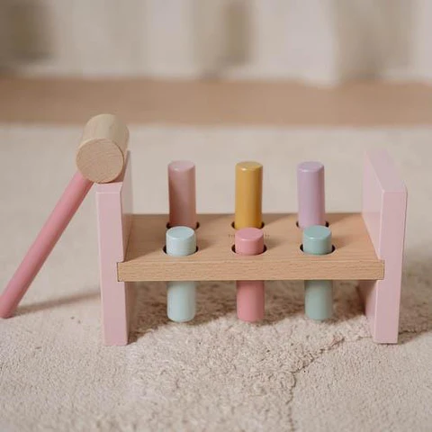 Little Dutch Wooden Hammer Bench