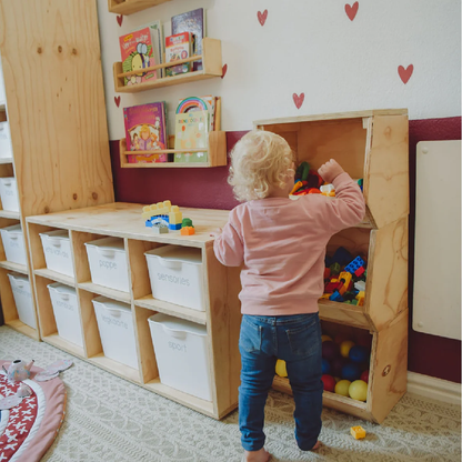 Klim & Klouter Stackable Storage Boxes - Montessori