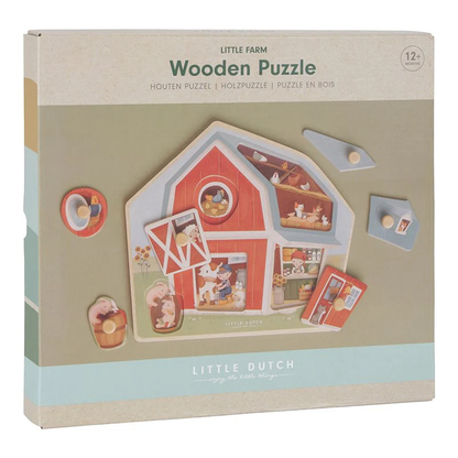 Little Dutch Wooden Puzzle Little Farm