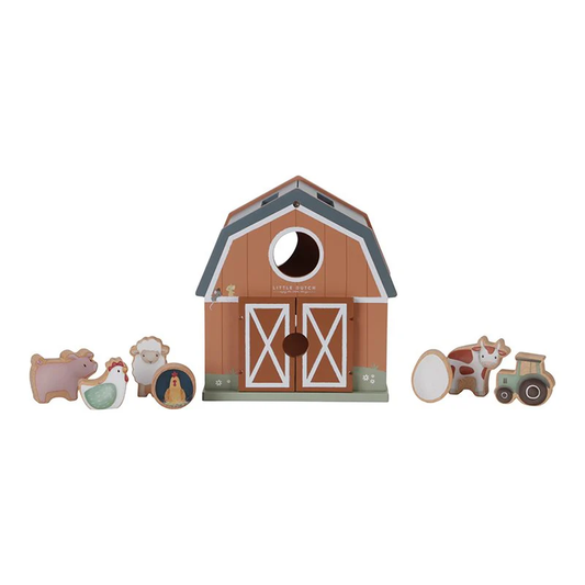 Little Dutch Shape Sorter Little Farm - Motherhood