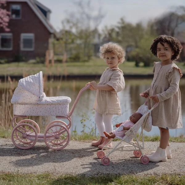 Little Dutch Wooden Doll Pram