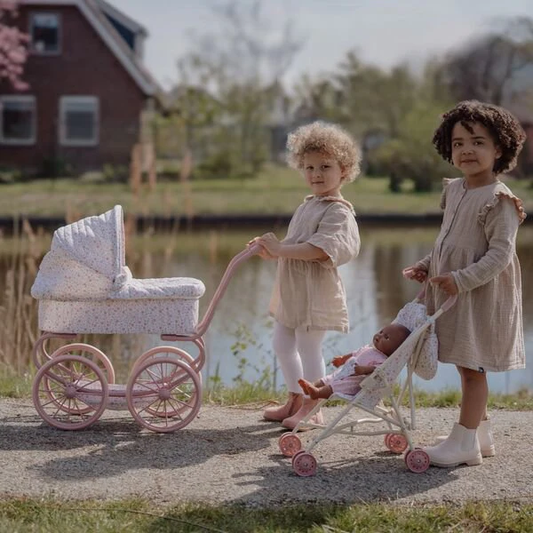 Little Dutch Wooden Doll Pram