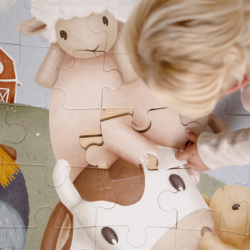 Little Dutch  Floor Puzzle Little Farm - Motherhood