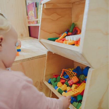 Klim & Klouter Stackable Storage Boxes - Montessori