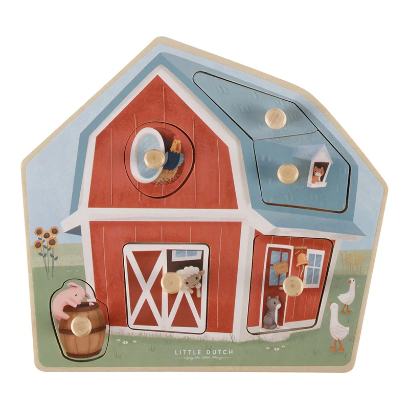 Little Dutch Wooden Puzzle Little Farm